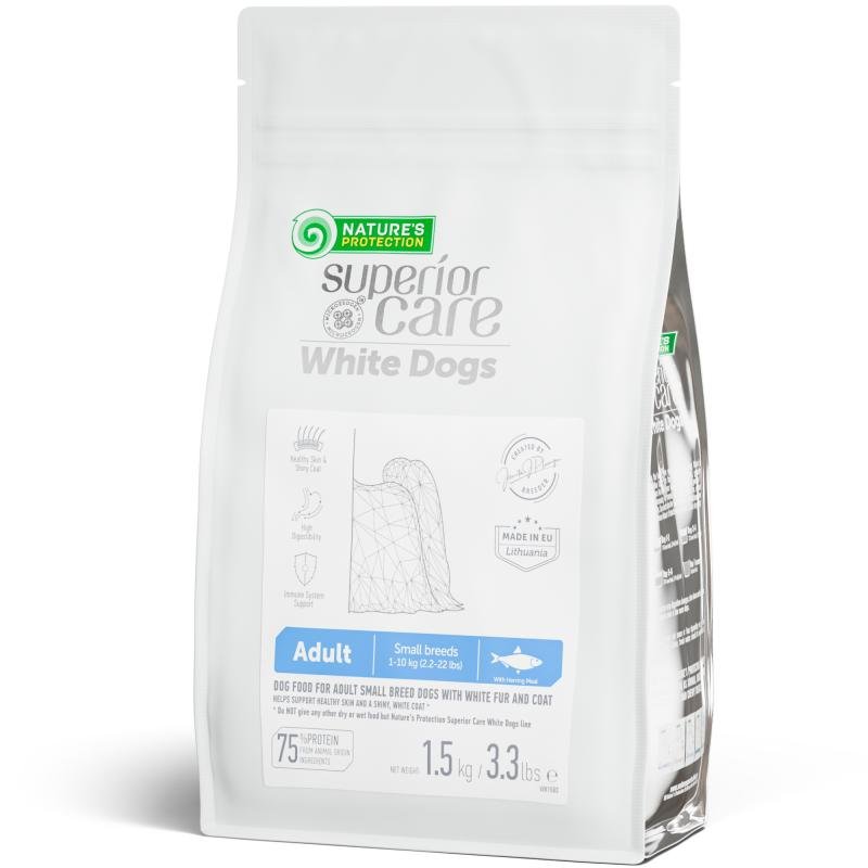 CLEARANCE Adult Dogs Food for Light Coat Small Breeds with Herring - Kika USA SuperiorCare.Pet