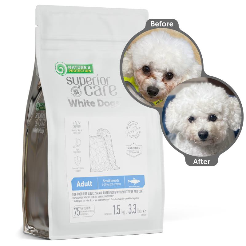 CLEARANCE Adult Dogs Food for Light Coat Small Breeds with Herring - Kika USA SuperiorCare.Pet