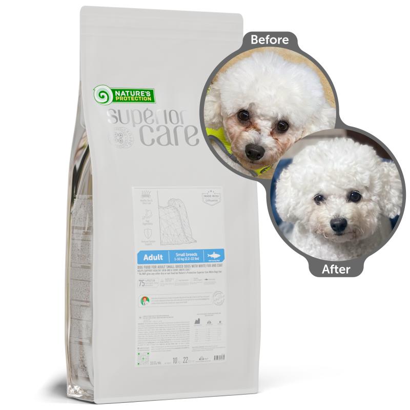 CLEARANCE Adult Dogs Food for Light Coat Small Breeds with Herring - Kika USA SuperiorCare.Pet