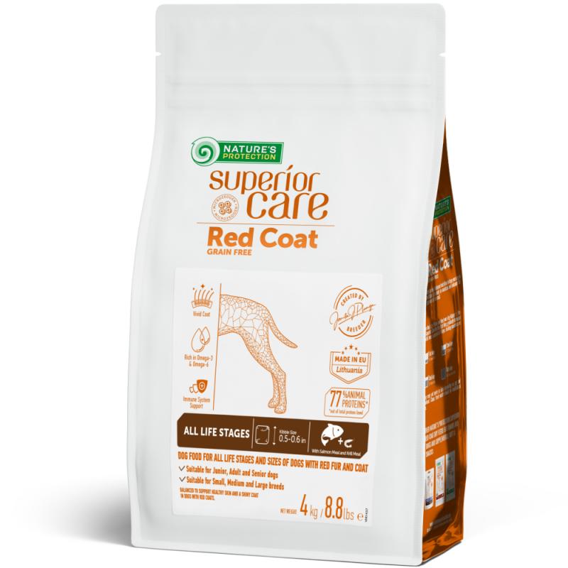 CLEARANCE All Life Stages Dog Food for Red Coat All Breeds with Salmon & Krill - Kika USA SuperiorCare.Pet