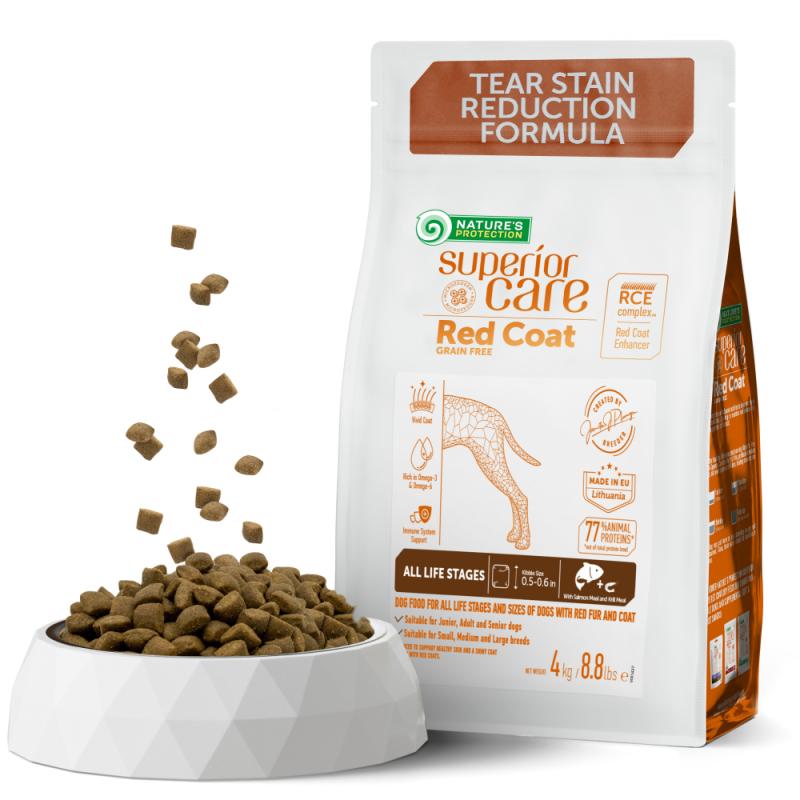 CLEARANCE All Life Stages Dog Food for Red Coat All Breeds with Salmon & Krill - Kika USA SuperiorCare.Pet