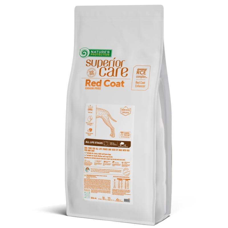 CLEARANCE All Life Stages Dog Food for Red Coat All Breeds with Salmon & Krill - Kika USA SuperiorCare.Pet