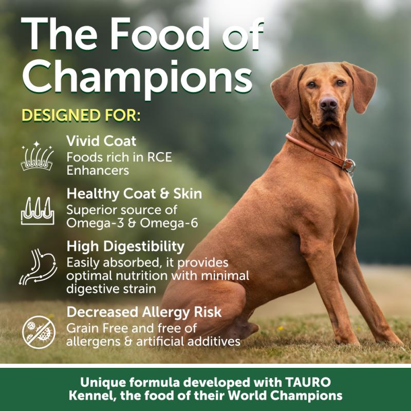 CLEARANCE All Life Stages Dog Food for Red Coat All Breeds with Salmon & Krill - Kika USA SuperiorCare.Pet