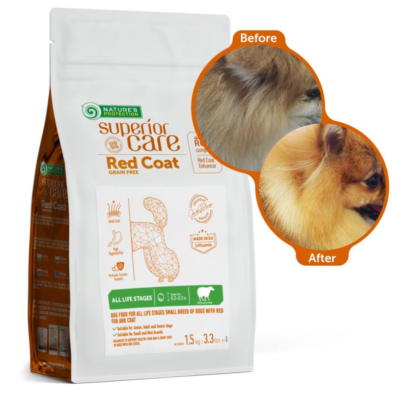 CLEARANCE All Life Stages Dog Food for Red Coat Small & Mini Breeds with Lamb - Kika USA SuperiorCare.Pet