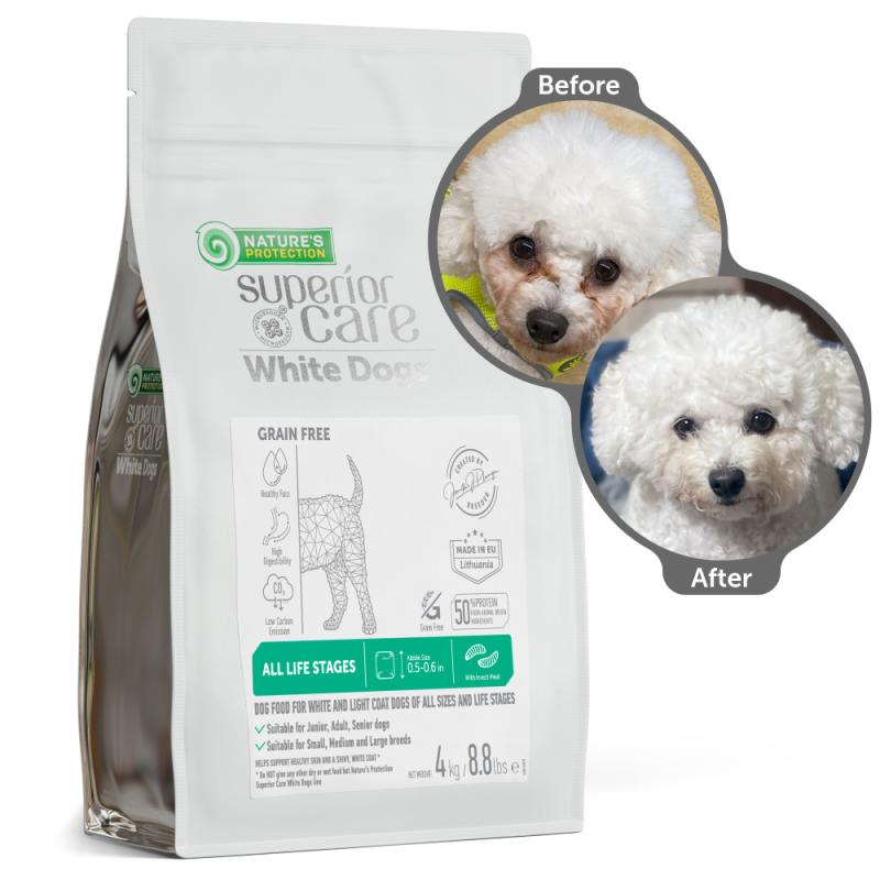 CLEARANCE All Life Stages Dogs Food for Light Coated All Breeds with Insect - Kika USA SuperiorCare.Pet