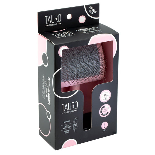 » Curved Slicker Brush – Soft Cushion, Gentle Detangling & Fluffy Coat Finish (100% off) - Kika USA SuperiorCare.Pet