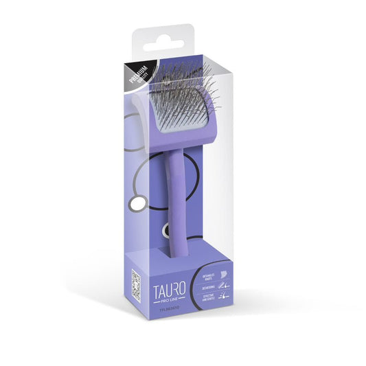 » Ergonomic Rectangular Wooden Slicker Brush with Long Curved Pins (0.98”) (100% off) - Kika USA SuperiorCare.Pet