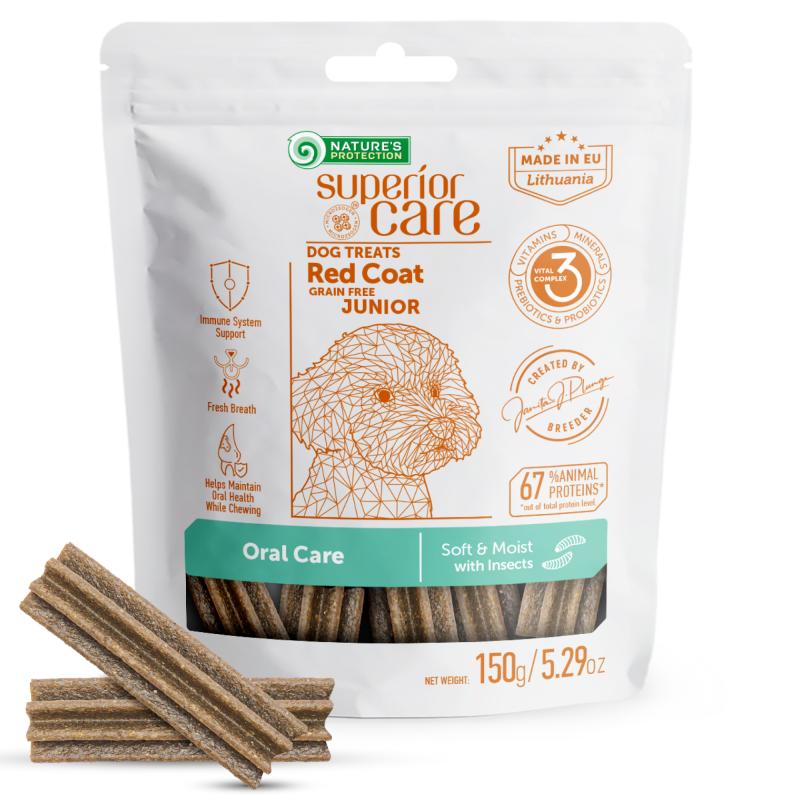 Junior Dog snacks for Gums & Oral Care with Insects - Kika USA SuperiorCare.Pet