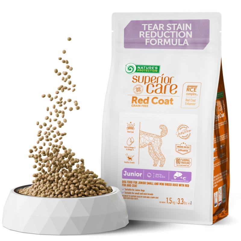 » Junior Dogs Food for Red Coat Small Breeds with Salmon (100% off) - Kika USA SuperiorCare.Pet