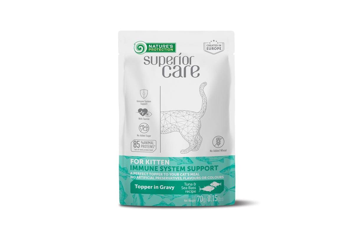 Kitten Wet Food for All Breeds with Tuna and Sea Bass - Kika USA SuperiorCare.Pet