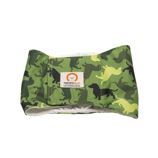 » Misoko reusable diapers for male dogs, camouflage (100% off) - Kika USA SuperiorCare.Pet