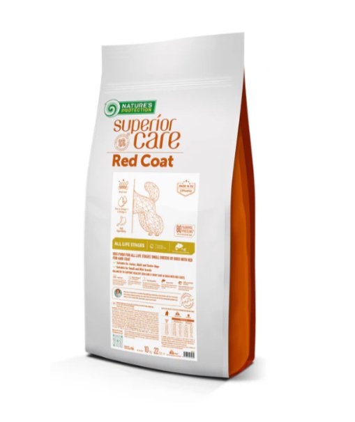 Nature's Protection Superior Care Red Coat Grain-Free Dry Dog Food For All Life Stages Small And Mini Breeds Red Coated Dogs, Lamb - SuperiorCare.Pet