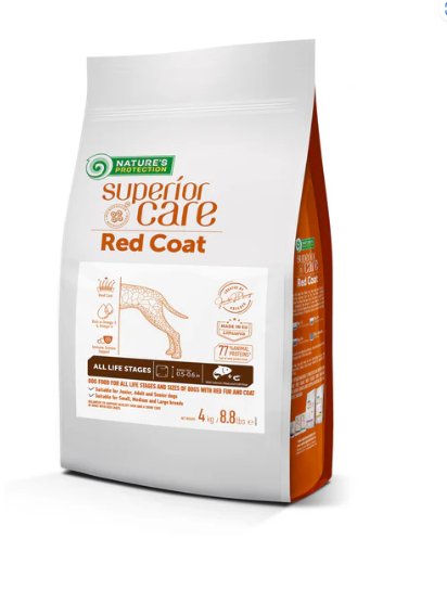 Nature's Protection Superior Care Red Coat Grain-Free Dry Dog Food For All Sizes And Life Stages Red Coated Dogs, Lamb - SuperiorCare.Pet