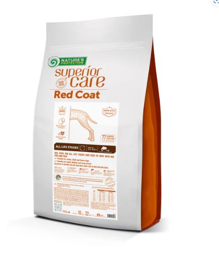Nature's Protection Superior Care Red Coat Grain-Free Dry Dog Food For All Sizes And Life Stages Red Coated Dogs, Lamb - SuperiorCare.Pet