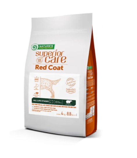 Nature's Protection Superior Care Red Coat Grain-Free Dry Dog Food For All Sizes And Life Stages Red Coated Dogs, Salmon And Krill - SuperiorCare.Pet