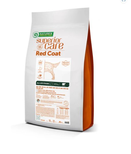 Nature's Protection Superior Care Red Coat Grain-Free Dry Dog Food For All Sizes And Life Stages Red Coated Dogs, Salmon And Krill - SuperiorCare.Pet
