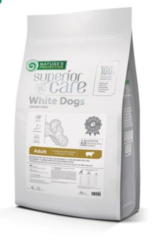 Nature's Protection Superior Care White Dog Grain-Free Dry Dog Food For Adult Small And Mini Breeds Light Coated Dogs, Insect - SuperiorCare.Pet