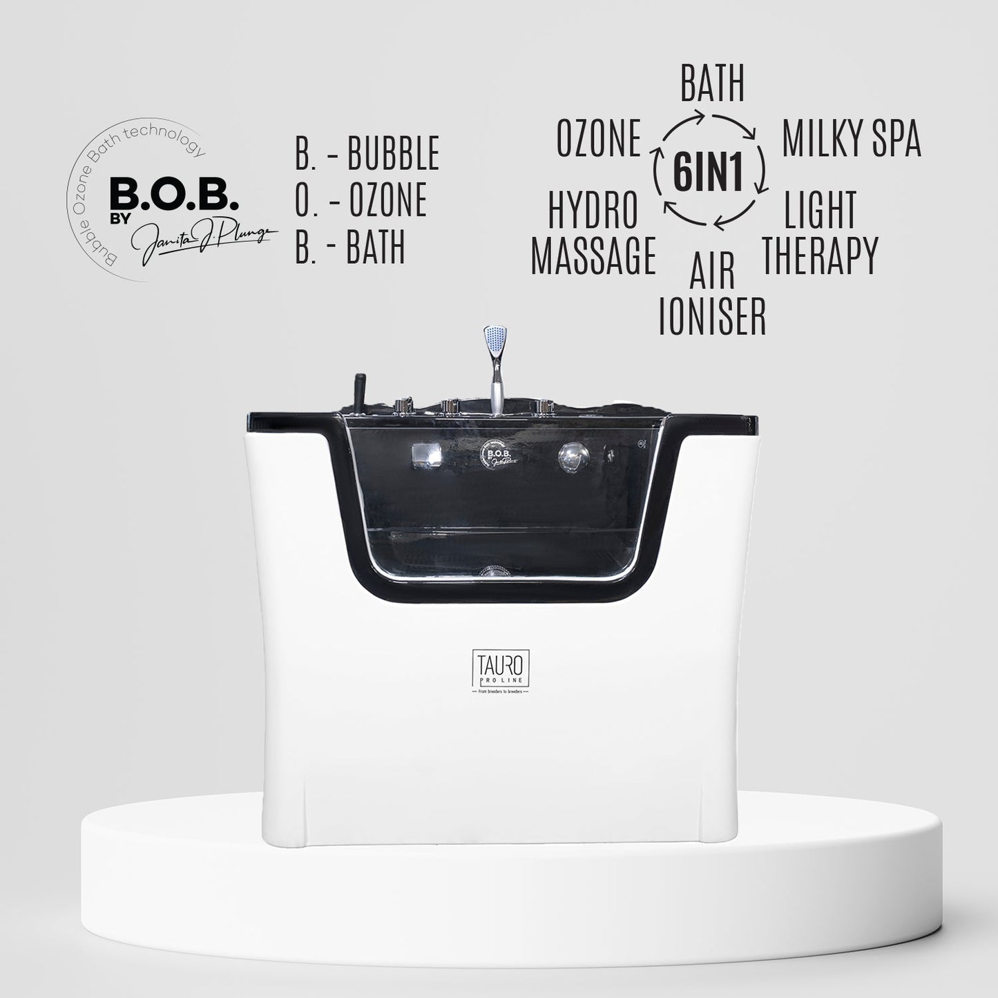 Tauro Pro Line Ozone Pet Bath With Milk Spa Program And Ionic Technology For Various Skin Problems Treatment And Spa Procedures - Kika USA SuperiorCare.Pet