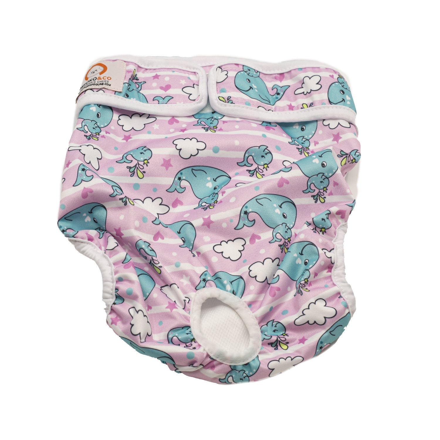 Misoko&Co Washable, Size Adjustable, Puppy Training, High Absorbency D