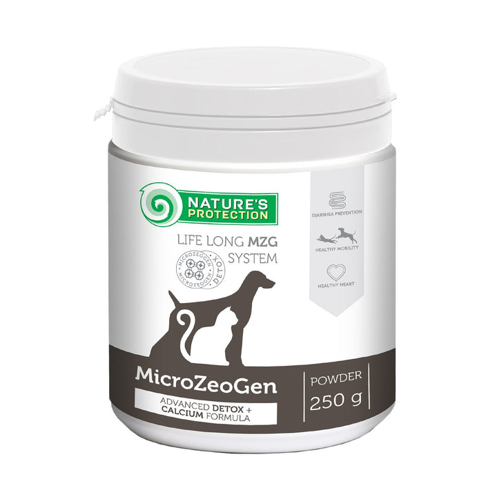 Nature's Protection - NP MicroZeoGen complementary feed for dogs and cats with calcium, 250 g, REF - SuperiorCare.Pet