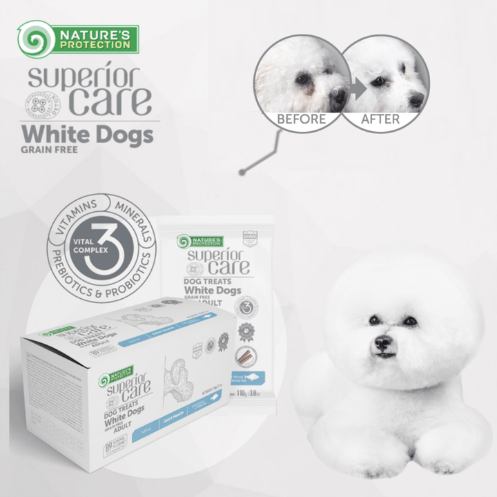 Nature's Protection Superior Care - White Dogs Joint Health Supplemental Snacks with White Fish - SuperiorCare.Pet