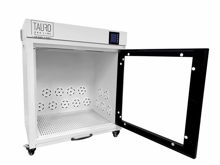 Tauro Pro Line Professional Pet Drying Machine for Grooming Salons LCD Control 5 Defferent Temperature Disinfection System