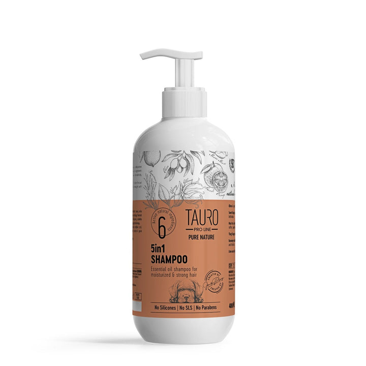Tauro Pro Line - Pure Nature 5in1, moisturizing coat shampoo for dogs and cats - SuperiorCare.Pet