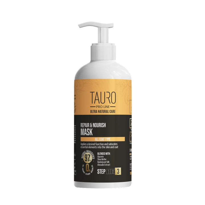 Tauro Pro Line - Ultra Natural Care repair and nourish mask for dogs and cats skin and coat - SuperiorCare.Pet