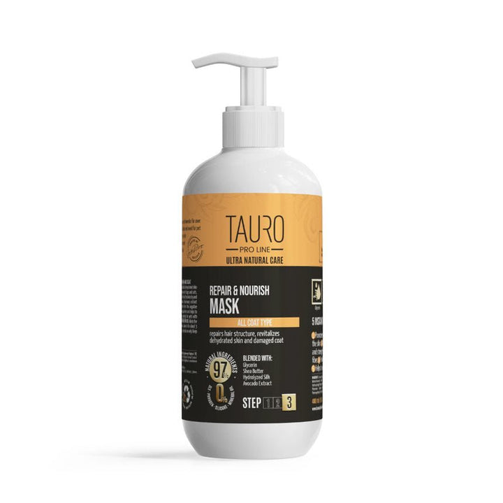 Tauro Pro Line - Ultra Natural Care repair and nourish mask for dogs and cats skin and coat - SuperiorCare.Pet