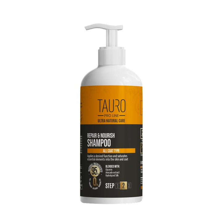 Tauro Pro Line - Ultra Natural Care repair and nourish shampoo for dogs and cats skin and coat - SuperiorCare.Pet