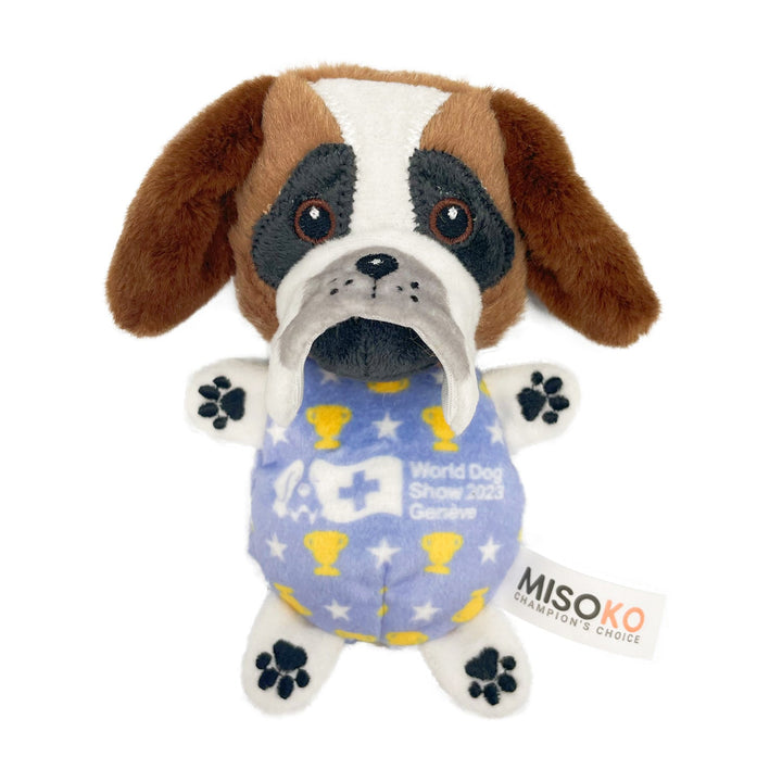 World Dog Show - dog plush toy ST. BERNARD, with replaceable sound parts - SuperiorCare.Pet